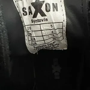 Bottes D'équitation Saxon Syntovia - Paddock Noir Fermeture éclair